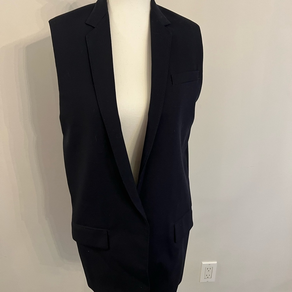Rag & Bone Navy Suiting Vest - Long - Size XS - Never Worn